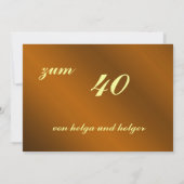 Carte anniversaire, Écriture, modèle, fleur (Dos)
