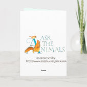 Carte Anniversaire/Écureuil et Wren (Dos)