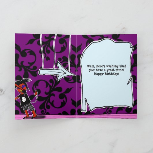 Carte Anniversaire éffrayant (Intérieur)