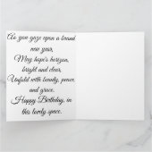 Carte Anniversaire élégant au bord du lac (Intérieur)