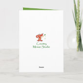 Carte Anniversaire Élégant, lapin lapin mignon (Dos)