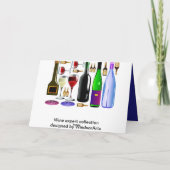 Carte Anniversaire en bouteille (Dos)