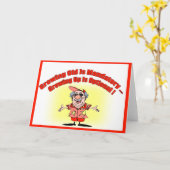 Carte Anniversaire en croissance (Fleur jaune)