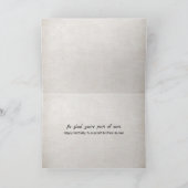 Carte anniversaire en cuir marron pour beau-frère (Intérieur)