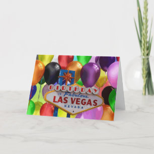 Carte Anniversaire En Fabrique Las Vegas Card