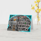 Carte Anniversaire en prison (Fleur jaune)