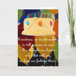 Carte Anniversaire en retard