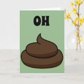 CARTE ANNIVERSAIRE EN RETARD DRÔLE (Fleur jaune)