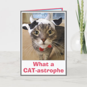 Carte Anniversaire en retard drôle