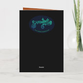 Carte Anniversaire Encre-able de la Pieuvre (Dos)