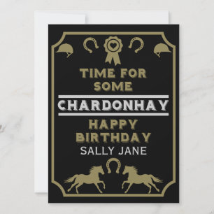 Carte Anniversaire Équitation