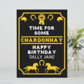 Carte Anniversaire Équitation (Debout devant)