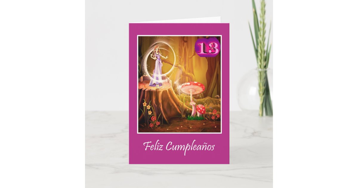 Carte Anniversaire Espagnol Pour La Fille De 13 Ans Avec Zazzle Be Carte Anniversaire Espagnol Pour La Fille De 13 Ans Avec Zazzle Be