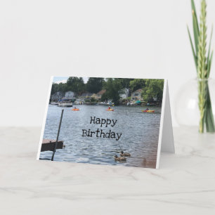 CARTE ANNIVERSAIRE EST AUSSI GRAND QU'UNE JOURNÉE AU LAC