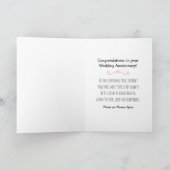 Carte Anniversaire, et ils vécurent heureux éternellemen (Intérieur)