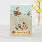 Carte Anniversaire étant soulevé rapidement ! (Fleur jaune)