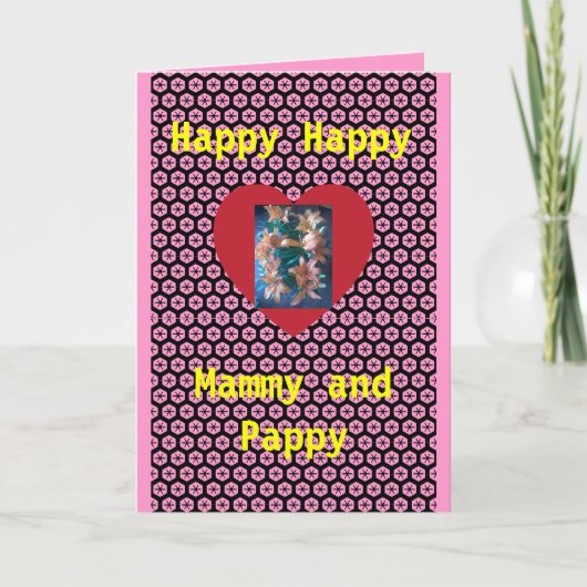 Carte Anniversaire étrange (Devant)