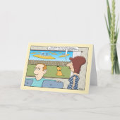 Carte Anniversaire étranger drôle de visiteurs (Devant)