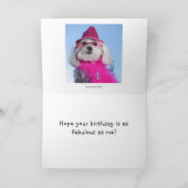 Carte Anniversaire fabuleux (Intérieur)