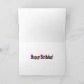 Carte Anniversaire fait sur commande d'astronaute de (Intérieur)