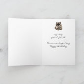 Carte Anniversaire fait sur commande embrassé pour le (Intérieur)