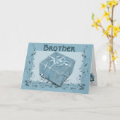 Carte Anniversaire famille (Fleur jaune)
