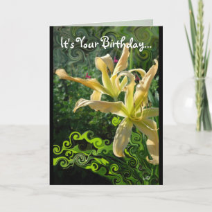 Carte Anniversaire fantaisie de Daylily