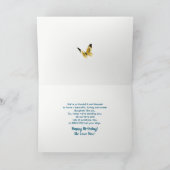 Carte Anniversaire - Fille - Bouquet de fleurs du jardin (Intérieur)