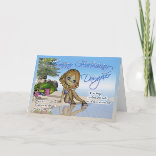 Carte Anniversaire Fille Cutie Pie Collection vie de pla (Devant)