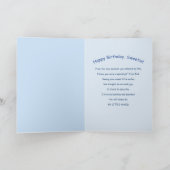 Carte Anniversaire, Fille, MON Petit Ange, Ange Blonde (Intérieur)