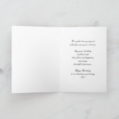 Carte Anniversaire - Fils - Nature (Intérieur)