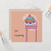 carte anniversaire fin (Devant/Arrière en situation)