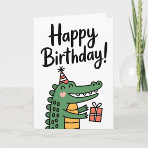 Carte Anniversaire Flamant Rose Lumineux & Mignon