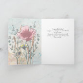Carte Anniversaire Fleur Sauvage Multimédia (Intérieur)