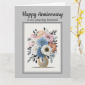 Carte Anniversaire Flora Fleur Élégante (Fleur jaune)