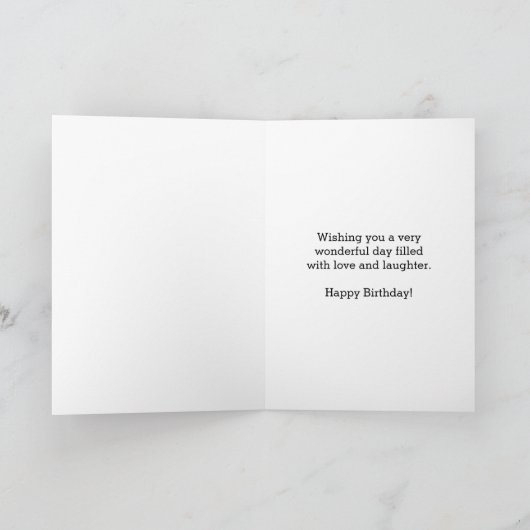 Carte Anniversaire Floral (Intérieur)