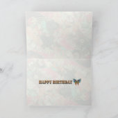 Carte Anniversaire floral de Poméranie (Intérieur)