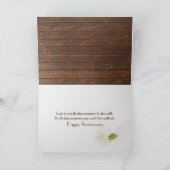 Carte Anniversaire Floral Love Texte Sur Le Bois (Intérieur)