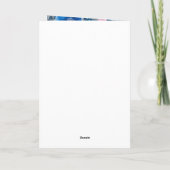 Carte Anniversaire floral rose chic (Dos)