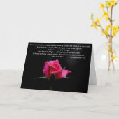 Carte Anniversaire Floral Rose Corinthian Verse Amour (Fleur jaune)