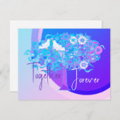 Carte Anniversaire Forever (Devant / Derrière)