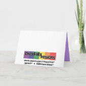 Carte Anniversaire français (Dos)