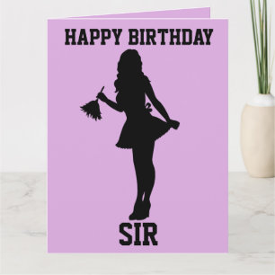 CARTE ANNIVERSAIRE FRANÇAIS MAID MARI GROG GREETING CARD