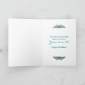 Carte Anniversaire - FRÈRE - Heureux que tu sois dans ma (Intérieur)