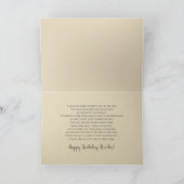 Carte Anniversaire - Frère - Vue Fenêtre - Pont couvert (Intérieur)