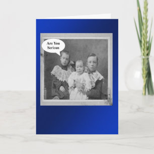 Carte Anniversaire Frères - Retro