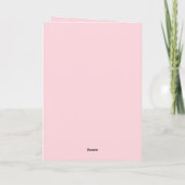 Carte Anniversaire Fruit de Fraise Rose (Dos)