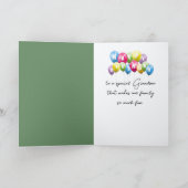 Carte Anniversaire funky de grand-mère (Intérieur)