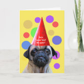 Carte Anniversaire Funny 29 encore avec mignon chien (Devant)