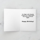 Carte Anniversaire Funny Cheesy Meilleurs voeux (Intérieur)